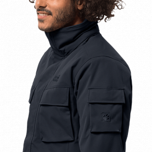 Куртка мужская Jack Wolfskin Glacier Canyon Parka night blue