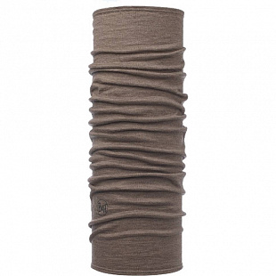 Бандана Buff LIGHTWEIGHT MERINO WOOL SOLID WALNUT BROWN