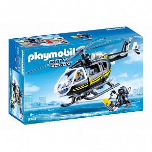 Игровой набор Playmobil Тактическое Подразделение: Вертолет 9363