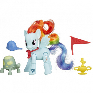 Кукла My Little Pony Рейнбоу Дэш с черепашкой (B5676 B3602)