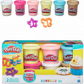 Игровой набор Play-Doh из 6 баночек с конфетти B3423