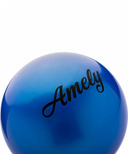 Мяч для художественной гимнастики Amely AGB-101 19 см blue