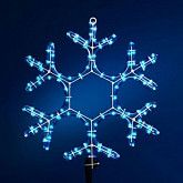 Гирлянда Snowmen Снежинка dia=37см LED Е70288 blue