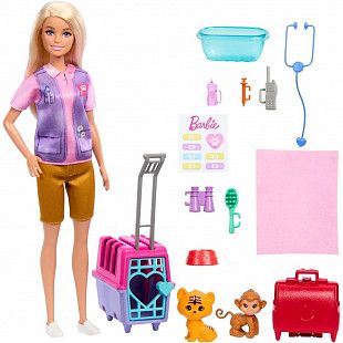 Кукла Barbie Ветеринар спасение животных (HRG50)