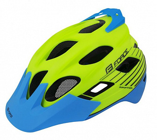Велошлем Force Raptor MTB green/blue