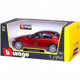 Коллекционная машина Bburago 1:24 Alfa Romeo Giulia (18-21080) в асс.