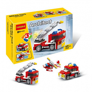 Конструктор Decool Спецтехника 3 в 1 3102