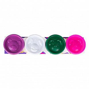 Набор для детской лепки Dream Makers Тесто-пластилин 4 цвета. С блестками TA2000