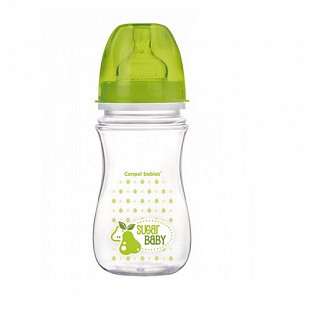 Бутылочка Canpol babies Фрукты с широким горлышком 240 мл 35/213 Green