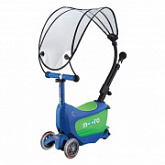 Самокат Micro Mini2go Deluxe c Навесом MMD058 blue