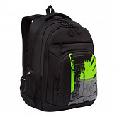 Рюкзак GRIZZLY RU-136-3 /3 black/light green