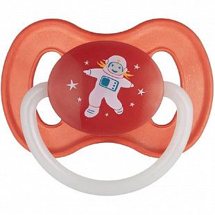Пустышка Canpol babies Латексная Круглая 0-6 мес. (23/221_red_new) red