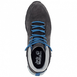 Водонепроницаемые кроссовки мужские Jack Wolfskin Cascade Hike Lt Texapore Mid M phantom / blue