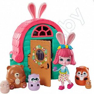 Игровой набор Enchantimals Секретные лучшие друзья Хижина Бри Кроли (GTM47)