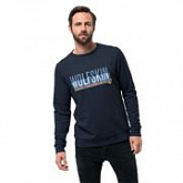 Пуловер мужский Jack Wolfskin Slogan Sweatshirt M night blue