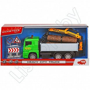 Игрушка Dickie Toys Городская техника фрикционная 20 см (203744003) green/gray