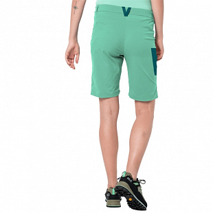 Шорты женские Jack Wolfskin Overland Shorts W pacific green