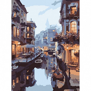 Набор красок для творчества с трафаретом для нанесения и кисточками Picasso Романтика Венеции PC4050473