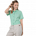Рубашка женская Jack Wolfskin Centaura Shirt W pacific green checks