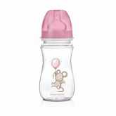 Бутылочка Canpol babies Пластиковая 3м+ 1240 мл 35/219promexp Pink