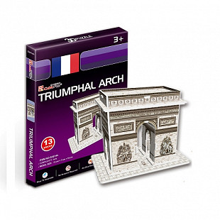 3D Пазл Cubic Fun Триумфальная арка Франция Мини серия S3003h