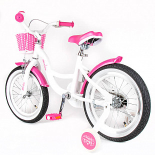Велосипед Tech Team Merlin 20" 2021 white/pink