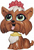 Кукла Littlest Pet Shop Йоркширский терьер с тиарой (B0105 A8228)