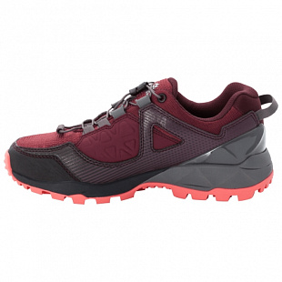 Водонепроницаемые кроссовки женские Jack Wolfskin Cascade Hike Xt Texapore Low W burgundy / pink
