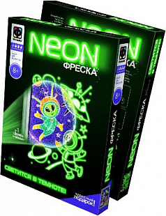 Творческий набор Fantazer 67763 Неон фреска «Дружба в космосе» 430001