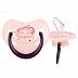 Пустышка Canpol babies Night Dreams Силиконовая Ортодонтическая 0-6 мес. (22/500) pink