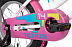 Велосипед Novatrack Tetris 14" (2020) 141TETRIS.PN20 pink