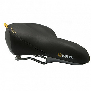 Седло Velo комфорт VL-6217 эластомерное black 6-146217