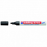 Маркер перманентный лаковый Edding 8750 2-4 мм black