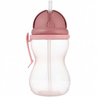 Поильник Canpol babies спортивный со складывающейся трубочкой 12м+ 370 мл (56/113_pin2) pink