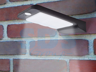 Светильник светодиодный Rexant настенный на солнечной батарее с датчиком движения и освещенности 602-212