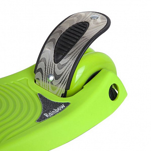Самокат-кикборд Novatrack RainBow Подростковый Green 120B.RAINBOW.GN8