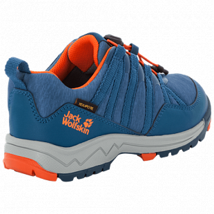 Полуботинки детские Jack Wolfskin Thunderbolt Texapore Low K blue / orange